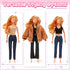 Litherr S 6 11.5 Inch Pieces Girl Doll Clothes Accessories Classical Pants Jeans Doll Clothing Doll Outfits for Girls
