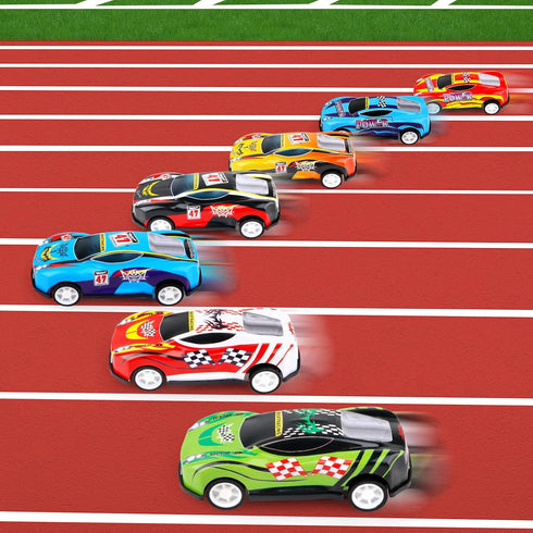 28 3-8, Pcs Pull Back Cars for Kids, Mini Vehicles Toy Bulk Party Favor Racing Cars Toys for Toddlers Boys Girls Ages