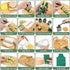 20 Set Set PCS Kids Safe Knife for Real Cooking, Montessori Kitchen Tools for Toddlers, Cooking & Baking for Little