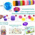 Gears Interlocking Learning Set, 180 Pcs STEM Construction Toy Set for Kids, 10 Colors