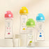 YOHKOH Natural Glass Baby Bottle with Natural Response Nipple, Clear, 8.8oz (Pack of 4), Multicolour