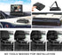 JUNHAOZ 720P 4.3 inch 360 150 KB45 Baby Car Camera for Backseat-HD Monitor with Night Vision, Rotation, Wide View
