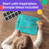 Magnetic Drawing Board for Kids, Beads and Magnet Stylus Pen, Magnetic Tablet Toy for Airplane & Car Ride Activities
