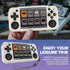 Compatible with RG35XX H Retro Handheld Game Console: Soft Silicone Protective Case with Lanyard, White