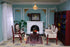 1/12 4pcs) iLAND Dollhouse Furniture and Accessories of Dollhouse Fireplace on Scale w/Fire Light & Firewood Rack