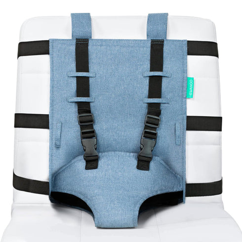 Portable High Chair for Travel - Extra Long Straps- Travel High Chair Seat Safely Attaches to Most Chairs - Toddler