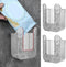 Ubamdom 2 Pcs Kitchen Wipes Storage Box Dispenser,Acrylic Clear Wall-Mounted Tissue Box Holder,