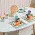 Set Set Wooden Toy Dish Toddler Plates and Cutlery Children's Kitchens Accessories Kids Role Play Food Gift for Girls