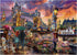 BBOLDIN Sunset 1000 London Landscape Puzzle Pieces for Adult, Europe City Travel Jigsaw Puzzle, Flower Boat Scenic
