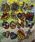 VHALE Suncatchers Craft Kit - 3 Sets (9 Cutouts) with Tissue Papers for Stained Glass Effect, Window Art, Classroom