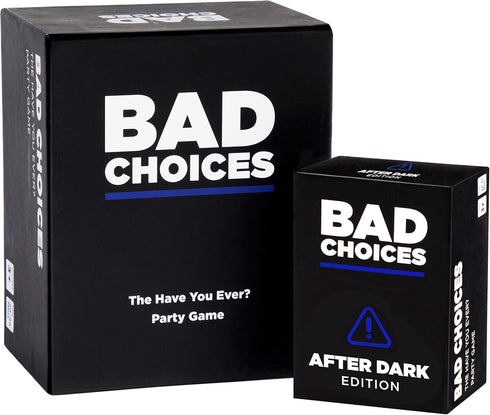 BAD CHOICES Party Game + After Dark Set Hilarious Adult Card Game