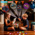 24 Pcs Monster Truck Party Favors LED Finger Flashlights, Glow in the Dark Racing Cars Party, Trucks Wheels Light up
