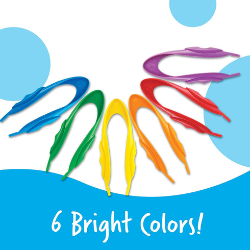 Learning Resources Jumbo Tweezers - Sensory Bin Tools, Montessori Kinetic Grabber Tool, Toddler Activities