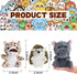 cideny 12 4.5 Inch Pcs Small Stuffed Animal Bulk - Fluffy Stuffies, Animals Keychain Decoration, Carnival Prizes