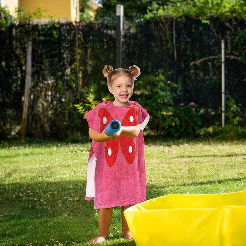 Kids Bath Hooded Towel Butterfly Cotton Beach Towel for Toddler Boys Girls Absorbent Baby Hooded Poncho