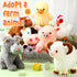7 Pack Set 8 Inch Hiboom Farm Stuffed Plush Animals Toys Barnyard Stuffed Animals Bulk Soft Pig Rooster Horse Duck