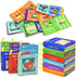 Dr.Rapeti 6-Pack Soft Cloth Baby Bath Books, Crinkle Squeaky Washable Chewable Non-Toxic Early Educational Gift