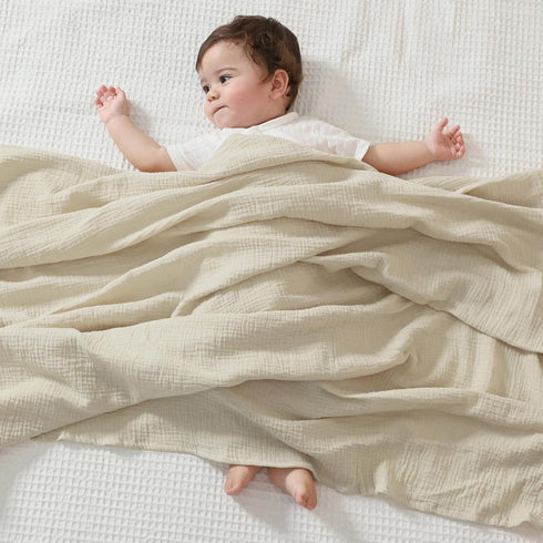 2 Pack 47 47 inches JELLYMONI Muslin Swaddle Blankets for Unisex, Newborn Receiving Blanket, Large x Soft Breathable