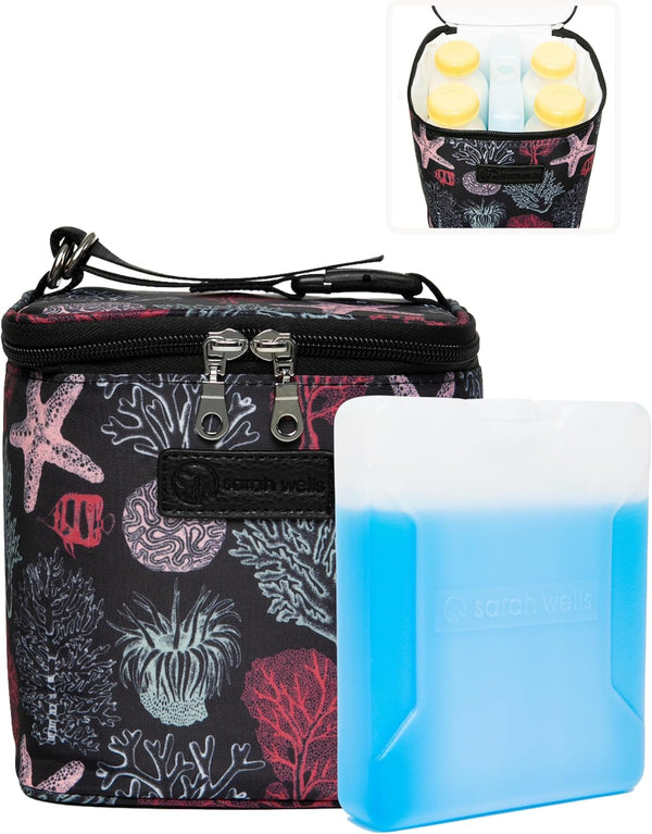 Cold Gold Breastmilk Cooler Bag with Safety Tested Ice Pack - Insulated