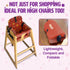 Shopping Cart Seat Cover for Baby, High Chair & Grocery Seat Protector, Padded Chair Covers for Restaurant Seats