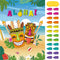 WERNNSAI Pin The Feather on The Tiki Party Game, Hawaiian Luau Supplies for Kids with Aloha Poster
