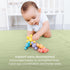 Ubbi Joinibble Teether for Babies, Food-Grade Platinum Silicone, Soothes Teething and Massages Gums, BPA and PVC-Free