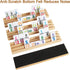 Set 4 12 91 ELONGDI Mexican Train Dominoes with Wooden Trays/Racks and Portable Carrying Case,Travel Colorful Double