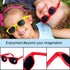 GINMIC Kids Sunglasses Party Favors, 12 Pack Neon Sunglasses for Boys and Girls, Great Gift