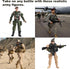 US Army Men and SWAT Team Toy Soldiers Action Figures with Military Weapons Accessories for Kids, 12Pcs