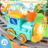 1 2 3 Set Counting, 18 Toddler Toys for Year Old, Electric Zoo Animal Train with Music, Lights & Steam, Montessori