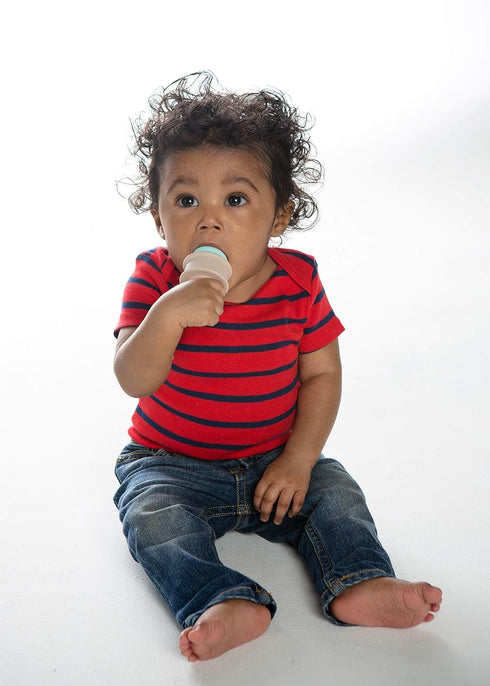SweeTooth Ice Cream Cone Shaped Baby Teether - Magical Mint