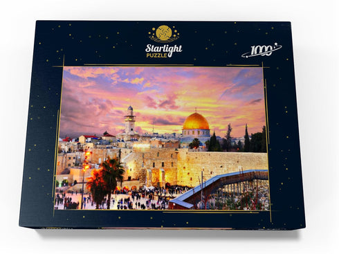 MyPuzzle Skyline of The Old City at The Western Wall - Premium 1000 Piece Jigsaw Puzzle for Adults