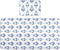 EtherSpher Blue Missiles Cooling Baby Crib Mattress 28" x 52" Absorbent Crib Bumper