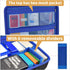Trading Card Case Storage Box for 2700+ Cards, Travel Organizer Holder Compatible with TCG/Topps Baseball/Sports Cards