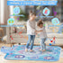 Dance Mat Toys for Girls: 8-Button Frozen Dance Pad with Wireless Bluetooth, LED Light, Birthday Gifts for Kids