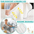 12 Pack Chumia Baby Waterproof Changing Pad Liners Portable Baby Changing Mat Soft Flannel Cotton Reusable Table Cover