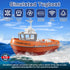Tucraew 1/72 40 RC Boat, RC Tugboat for Pools and Lakes, High-Speed Remote Control Boat with Mins Play Time and Low