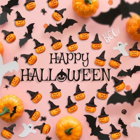Pumpkin Erasers for Kids, 60pcs Halloween Bulk 3D Jack-O’-Lantern Mini Pencil Top Erasers