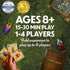 75 8+, 1-4 15-30 Jewel Box Family Board Game - Strategic Tile Placement Game for Kids and Adults with Unique Beetles