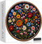 PICKFORU Vintage Wildflower Puzzles for Adults 1000 Pieces, Round Butterfly Bee Plant Puzzle