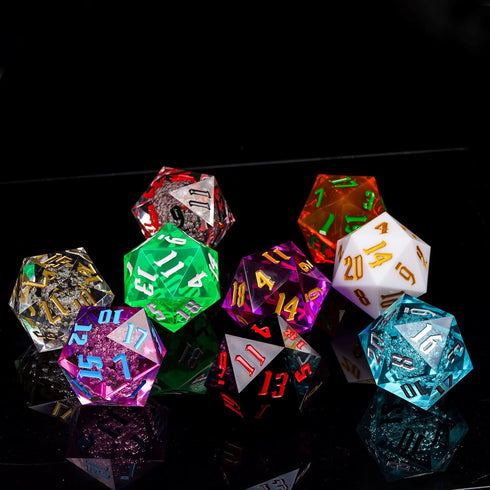 55mm 20 D20 D20 Sided DND Dice, Giant D&D Polyhedral Dice Large with Die Gift Box for Dungeons and Dragons, RPG Table