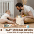 Set 3+ Baby Musical Instruments | Montessori Wooden Toys for Toddlers, Neutral Color Percussion Instruments