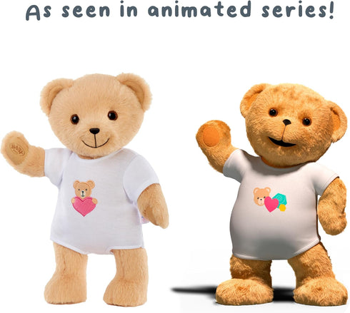 Baby Born My Teddy Bear, Soft Cuddly Posable Toy with Removable Outfit