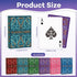Wkchxd 6 Pack, 6 Playing Cards Decks of Cards, Poker Size Standard Index Deck in Unique Colors, Playing Cards Bulk