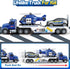 21" 3 4 5 6 3 1 3 4 5 6 SpringFlower Semi Truck Toy, Year Old Boys Toddlers Police Truck Toy with Racing Car