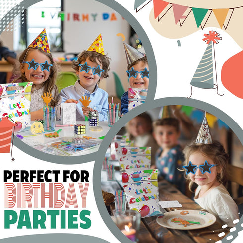 10 4-8 Crown Display Party Favors for Kids Pre Filled Party Favor Bags - Fun Goodie Bags Stuffers for Kids with Fidget