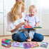 Baby Bath Books Pack of 8, Nontoxic Fabric Soft Cloth Books, Waterproof Early Education Toys for Toddlers