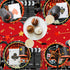Movie Night Party Supplies for 20 Guests, Disposable Tableware Set with Now Showing Plates and Napkins