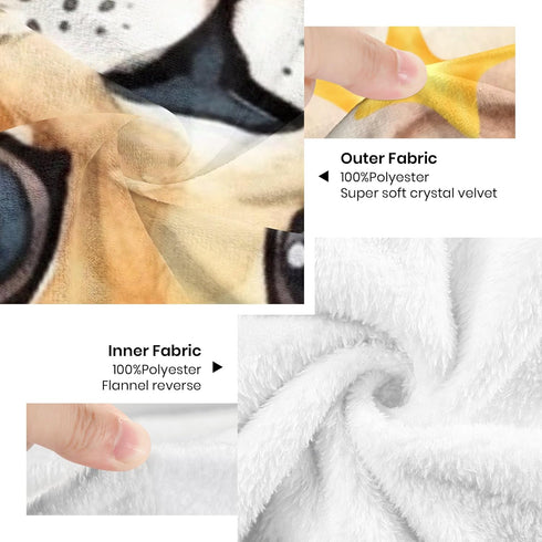 Novusopt Personalized Baby Blanket Lion Baby Blanket Name Blanket Custom Baby Blankets for Boys Cute Baby Boy Blankets