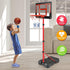 Boys Toy Gifts for 3-8 Years Old, Adjustable Height Kids Basketball Hoop 3.5FT-6.2FT, Indoor Outdoor Game Gifts